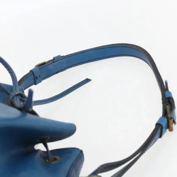 LOUIS VUITTON Epi Petit Noe Shoulder Bag Blue M44105 LV Auth ka741